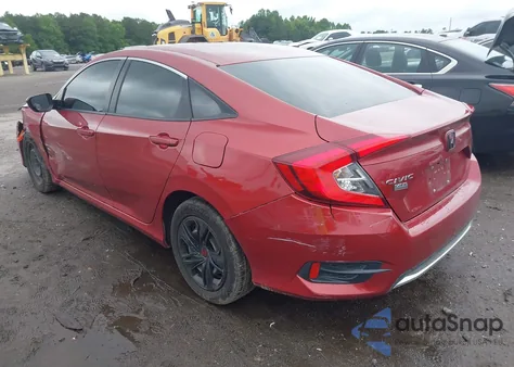 2020 Honda Civic Lx z USA, uszkodzony, nr VIN 19XFC2F6XLE021359